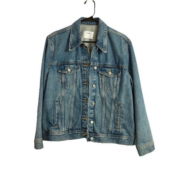 American Flag On Back-Old Navy Size XL - Classic Denim Jean Jacket - Picture 4 of 6